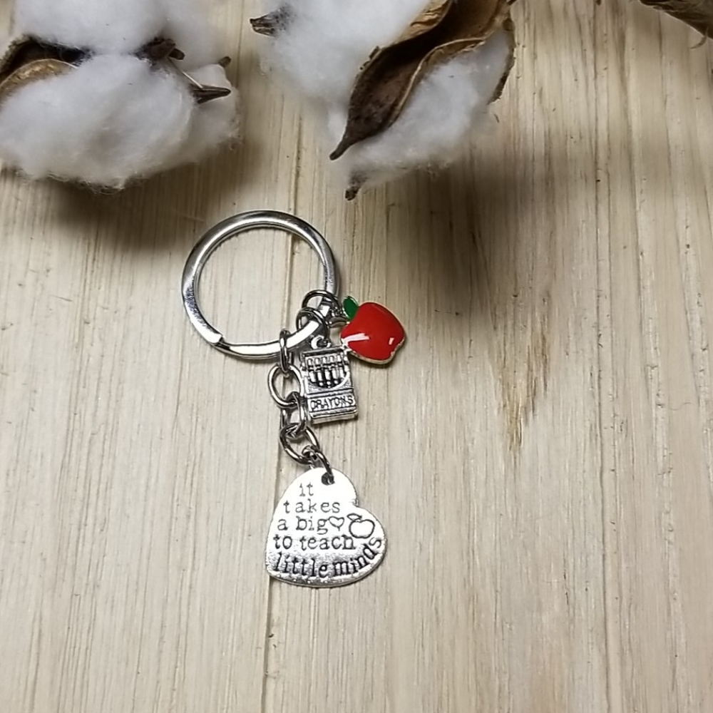 🍎🍎Super Adorable Teacher Keychain🍎🍎 - Picture 4 of 7